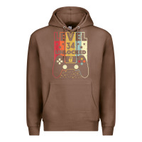 Chestnut level 34 unlocked shirt video gamer 34th birthday gifts tee t shirt Premium Hoodie - longCreatives