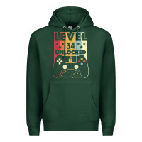 Sports Green level 34 unlocked shirt video gamer 34th birthday gifts tee t shirt Premium Hoodie - longCreatives