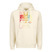 Tofu level 34 unlocked shirt video gamer 34th birthday gifts tee t shirt Premium Hoodie - longCreatives