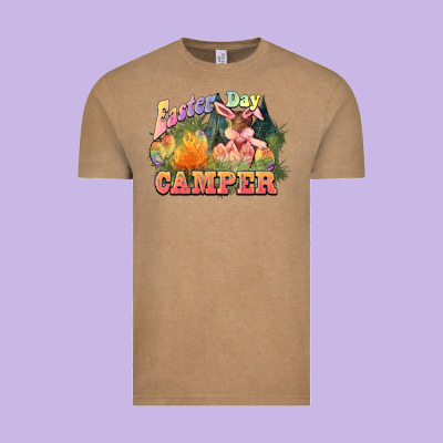 Easter Day Camper Vintage Tee Designed By Howdyjamesfarm