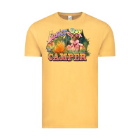 Vintage Mustard Easter Day Camper Vintage Tee - HowdyJamesFarm