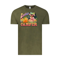 Vintage Olive Easter Day Camper Vintage Tee - HowdyJamesFarm