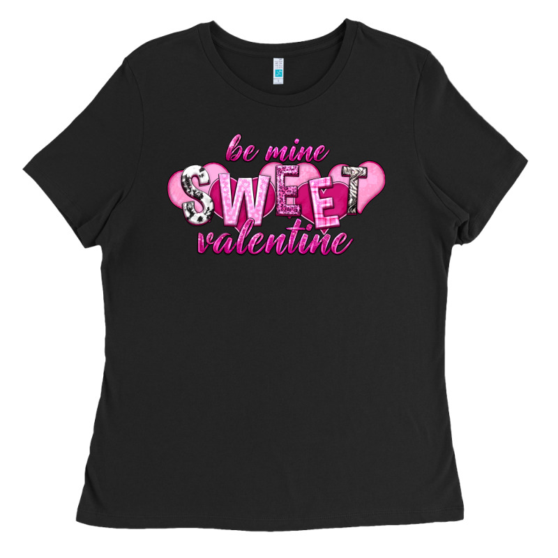 Be Mine Sweet Valentine's Day Ladies Tee by HowdyJamesFarm | Teevron