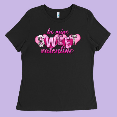 Be Mine Sweet Valentine's Day Ladies Tee Designed By Howdyjamesfarm