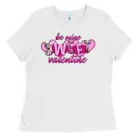 White Be mine sweet Valentine's Day Ladies Tee - HowdyJamesFarm