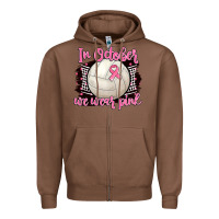 Chestnut in october we wear pink volleyball Zipper Hoodie - BarkalooDesign