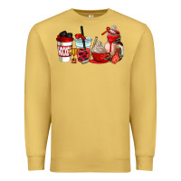 Antique Gold hockey coffee cups Premium Sweatshirt - AdoDesignShop
