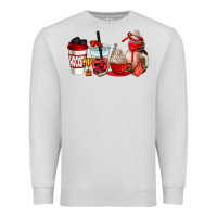 Dove Grey hockey coffee cups Premium Sweatshirt - AdoDesignShop