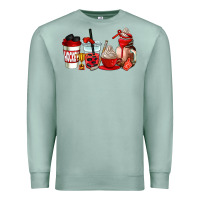 Seafoam hockey coffee cups Premium Sweatshirt - AdoDesignShop
