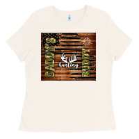 Bone daddy's hunting buddy Ladies Tee - TumblerDesignByShophia
