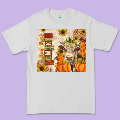 Fall Hay There Pumpkin Premium Tee Designed By Texasbilliewilder