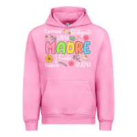 Fuchsia Pink madre spanish mothers day Urban Hoodie - JahusDesignShop