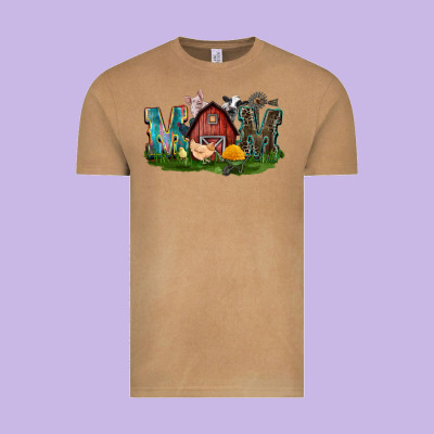 Barn Mom Mother's Day Vintage Tee Designed By Cowgirlartshop