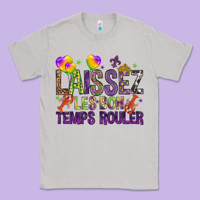 Loissez Les Bon Temps Rouler With Balloon Classic Tee Designed By Howdyjamesfarm