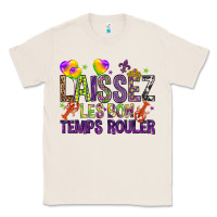 Natural Loissez les bon temps rouler with balloon Classic Tee - HowdyJamesFarm
