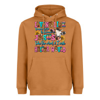 Living Life Somewhere Between Jesus Take The Wheel Heavyweight Hoodie | Teevron