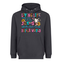 Smoke living life somewhere between jesus take the wheel Heavyweight Hoodie - AdoDesignShop