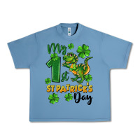 Pebble Blue My first St. Patrick's Day Urban Heavy Tee - CowGirlArtShop