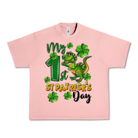 Salmon My first St. Patrick's Day Urban Heavy Tee - CowGirlArtShop