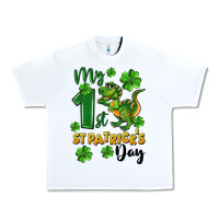 White My first St. Patrick's Day Urban Heavy Tee - CowGirlArtShop
