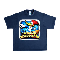 Navy #woody woodpecker character Urban Heavy Tee - longCreatives