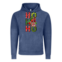 Vintage Denim ho ho ho gnomes fa Vintage Hoodie - FaDigitalArtStudio