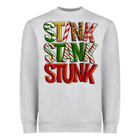 Heather Grey Stink stank stunk Heavyweight Sweatshirt - Artiststas