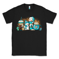 Black winter snowman coffee cups Classic Tee - Jasminsmagicworld