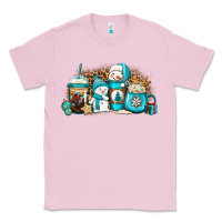 Bubblegum Pink winter snowman coffee cups Classic Tee - Jasminsmagicworld