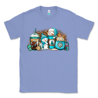Colony Blue winter snowman coffee cups Classic Tee - Jasminsmagicworld