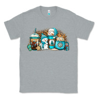 Heather Grey winter snowman coffee cups Classic Tee - Jasminsmagicworld