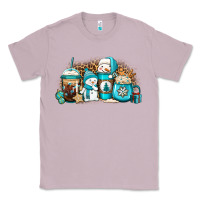 Lilac winter snowman coffee cups Classic Tee - Jasminsmagicworld