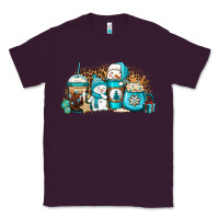 Plum winter snowman coffee cups Classic Tee - Jasminsmagicworld