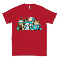 Red winter snowman coffee cups Classic Tee - Jasminsmagicworld