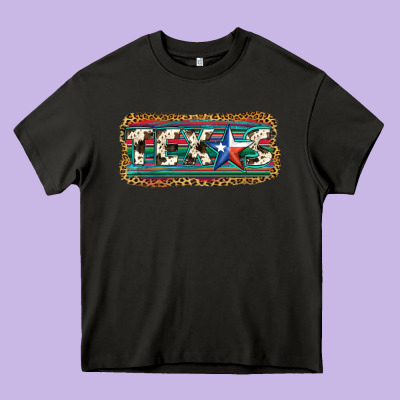 Texas Heavy Core Tee Designed By Jahusdesignshop