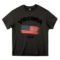 Asphalt VIRGINIA U.S.A Heavy Core Tee - Bettercallsaul