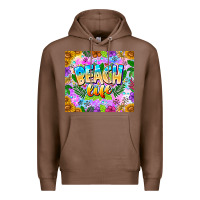 Chestnut Beach Life Premium Hoodie - CowhideDigitalArt