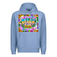 Colony Blue Beach Life Premium Hoodie - CowhideDigitalArt