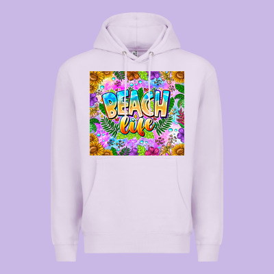 Beach Life Premium Hoodie Designed By Cowhidedigitalart