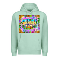 Seafoam Beach Life Premium Hoodie - CowhideDigitalArt
