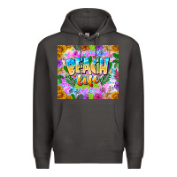 Smoke Beach Life Premium Hoodie - CowhideDigitalArt