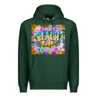 Sports Green Beach Life Premium Hoodie - CowhideDigitalArt