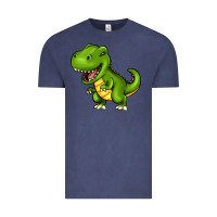 Vintage Denim Cartoon T-Rex Vintage Tee - HowdyJamesFarm