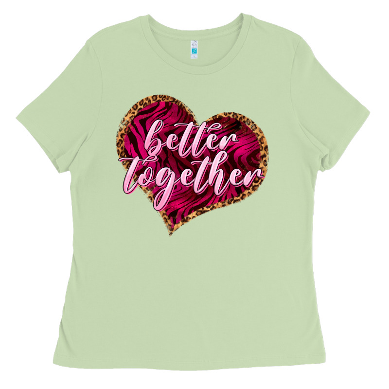Better Together Valentine's Day Ladies Tee by HowdyJamesFarm | Teevron