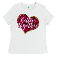 White Better together Valentine's Day Ladies Tee - HowdyJamesFarm