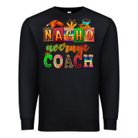 Black nacho average coach Premium Sweatshirt - AdoDesignShop