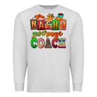 Dove Grey nacho average coach Premium Sweatshirt - AdoDesignShop