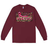 Burgundy Warriors wear pink Long Sleeve Tee - FaDigitalArtStudio