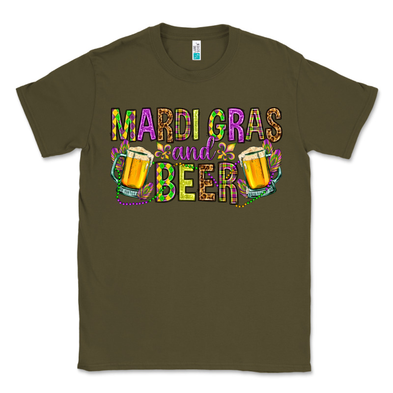 Mardi Gras And Beer Classic Tee by HowdyJamesFarm | Teevron