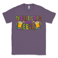 Lavender Mardi Gras and beer Classic Tee - HowdyJamesFarm